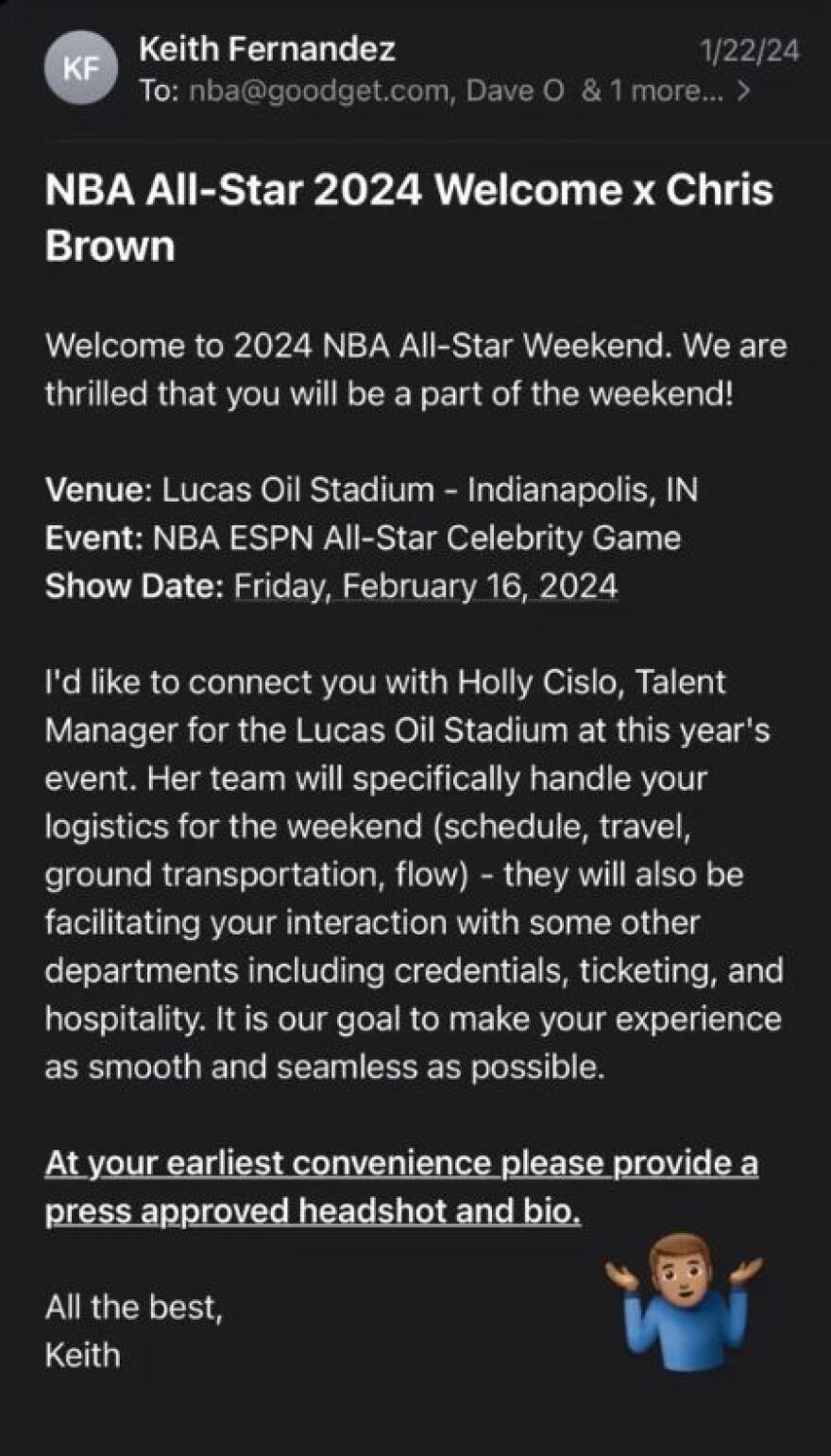 Κρις Μπράουν: Αποκλείστηκε από το NBA All-Star Celebrity Game λόγω του ξυλοδαρμού της Ριάνα το 2009