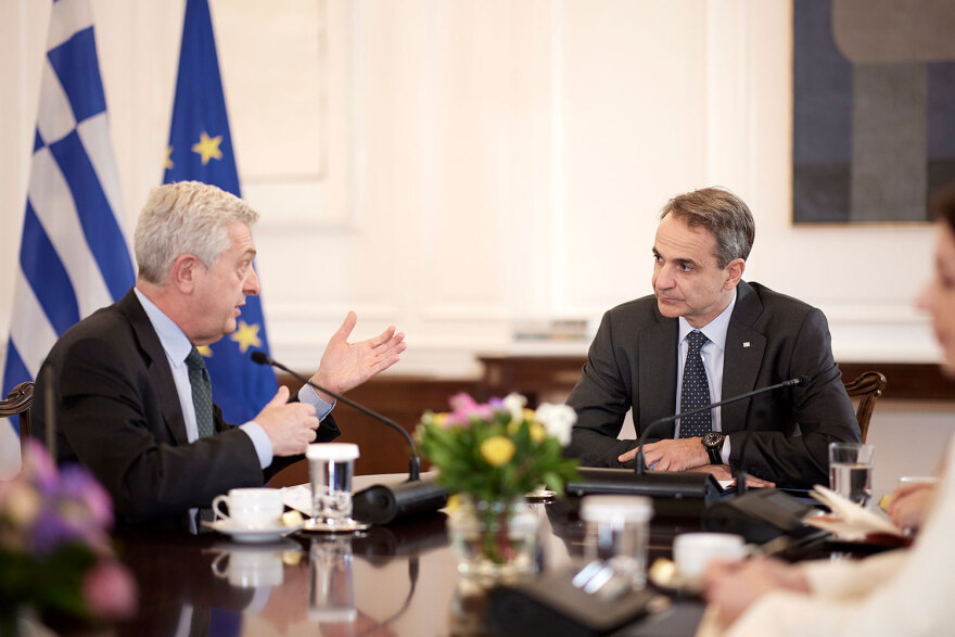 Μητσοτάκης: Συναντήθηκε με τον Ύπατο αρμοστή του ΟΗΕ για τους πρόσφυγες