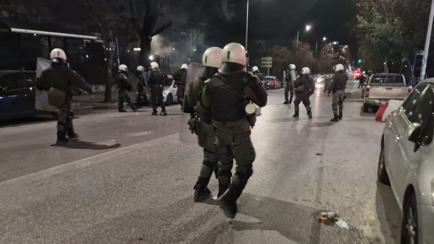 Θεσσαλονίκη: Επεισόδια μετά την πορεία φοιτητών στο κέντρο - Βίντεο και φωτογραφίες