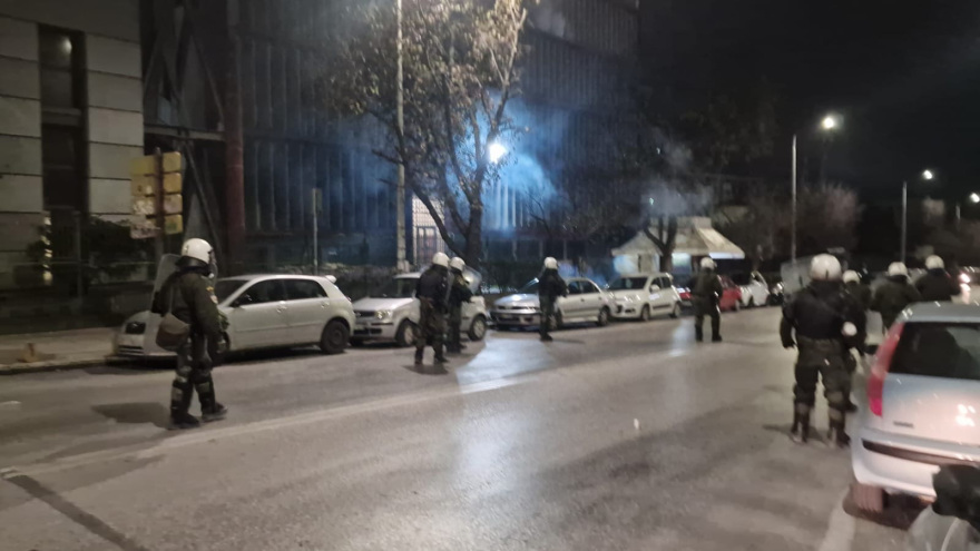 Θεσσαλονίκη: Επεισόδια μετά την πορεία φοιτητών στο κέντρο - Βίντεο και φωτογραφίες