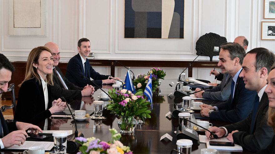 Μητσοτάκης: Το κράτος δικαίου είναι ισχυρότερο από ποτέ - Μέτσολα: Σημαντικά βήματα στην Ελλάδα για τη διαφάνεια και την ισότητα