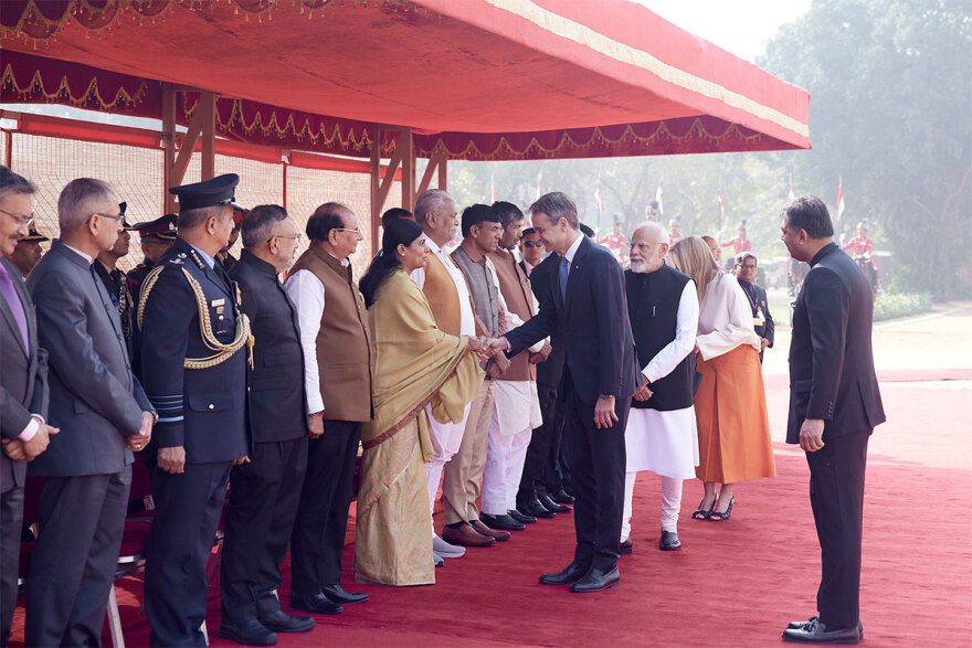 Κυριάκος Μητσοτάκης: Η επίσημη υποδοχή στο Νέο Δελχί - Δείτε φωτογραφίες και βίντεο 