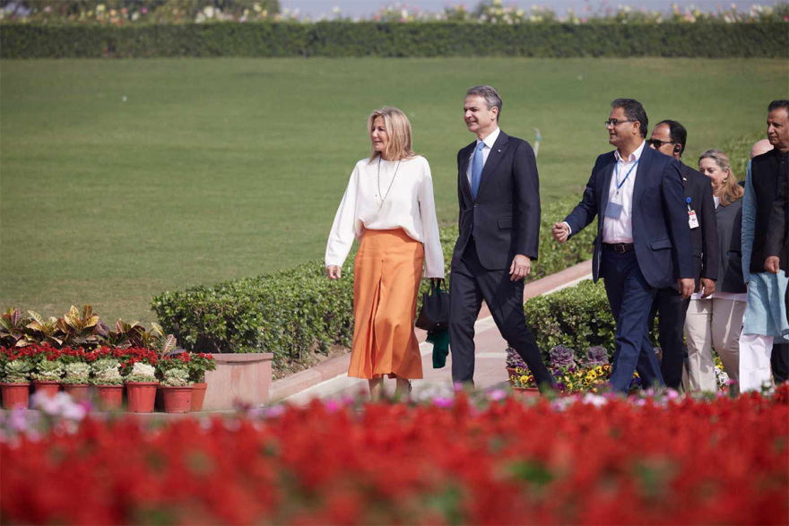 Κυριάκος Μητσοτάκης: Η επίσημη υποδοχή στο Νέο Δελχί - Δείτε φωτογραφίες και βίντεο 