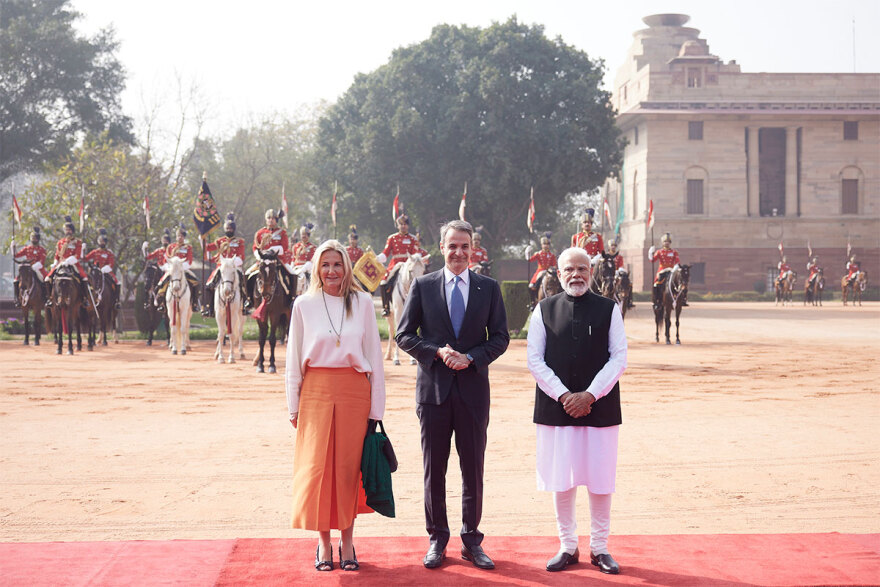 Κυριάκος Μητσοτάκης: Η επίσημη υποδοχή στο Νέο Δελχί - Δείτε φωτογραφίες και βίντεο 