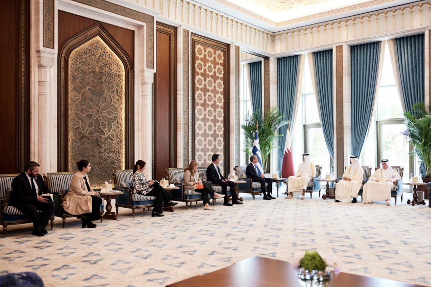 Κυριάκος Μητσοτάκης: Συναντήθηκε με τον Σεΐχη του Κατάρ Αλ Θάνι και απηύθυνε κάλεσμα για επενδύσεις