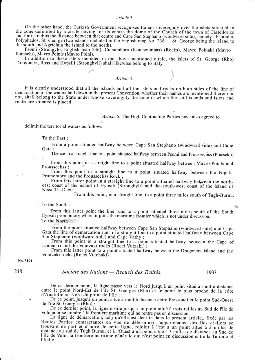 Δωδεκάνησα: Η ιταλοτουρκική συμφωνία που θέλει να ξεχάσει η Άγκυρα - Ποιες είναι οι ελληνικές βραχονησίδες