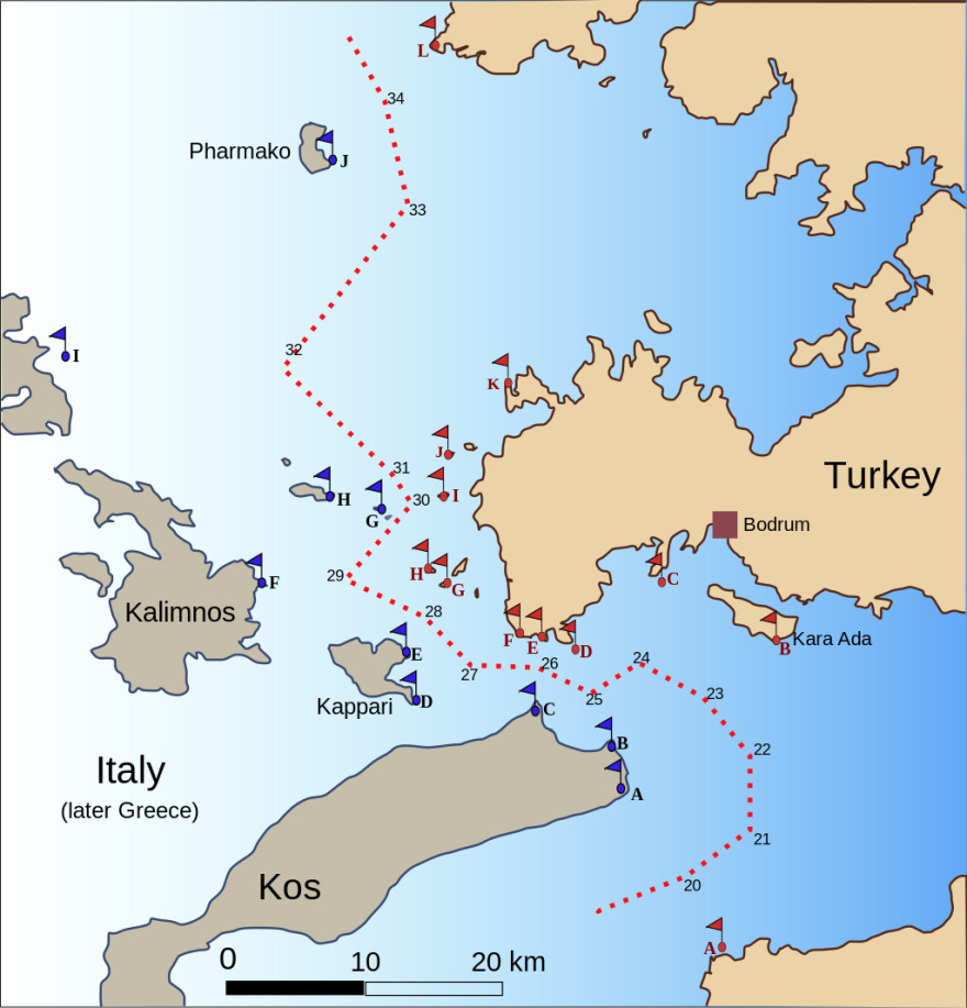 Δωδεκάνησα: Η ιταλοτουρκική συμφωνία που θέλει να ξεχάσει η Άγκυρα - Ποιες είναι οι ελληνικές βραχονησίδες