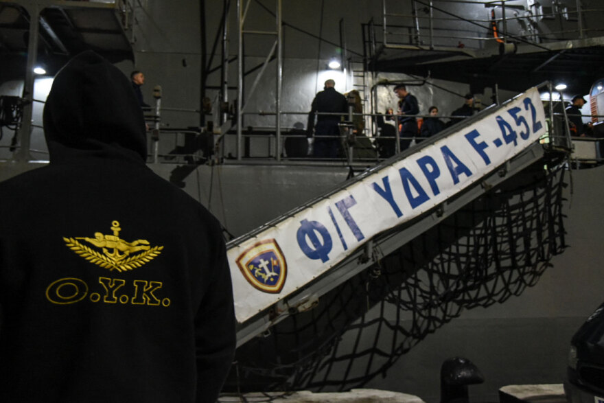 Νίκος Δένδιας: Στην φρεγάτα «Υδρα» που βρίσκεται στην Ερυθρά Θάλασσα