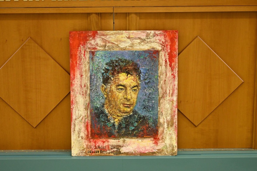 Γιώργος Καραϊβάζ: Εκδήλωση στη μνήμη του, συγκινημένη η σύζυγός του - Φωτογραφίες