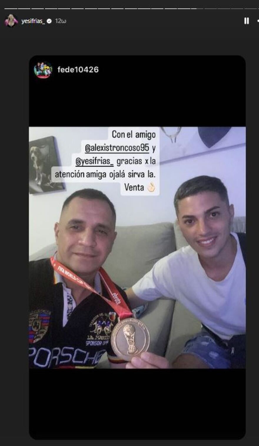 Εθνική Αργεντινής: Η εν διαστάσει σύζυγος του Παλάσιος πούλησε τα... ενθύμια από την κατάκτηση του Μουντιάλ για να ξεχρεώσει!