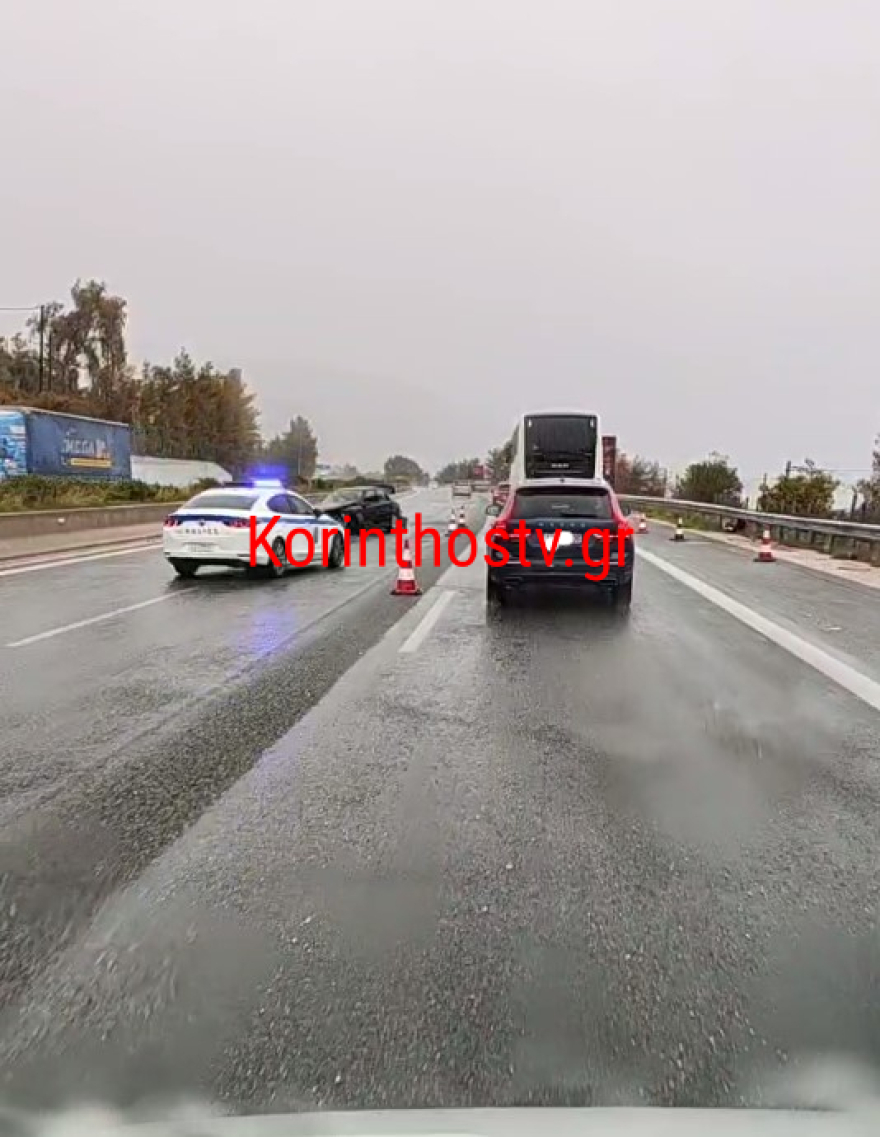 Τροχαίο στην Αθηνών-Κορίνθου στο ύψος της Κινέτας - Μεγάλο μποτιλιάρισμα 