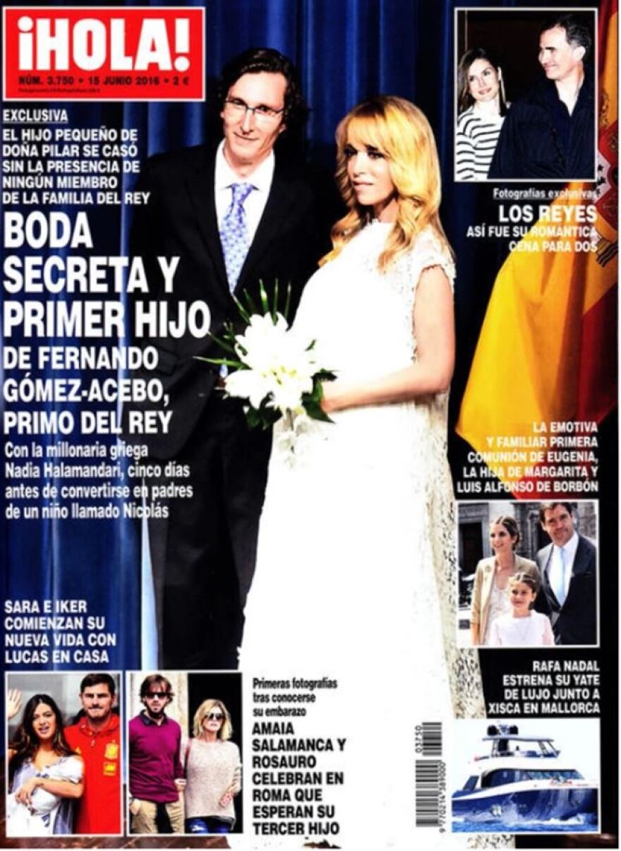 Φερνάντο ντε Μπορμπόν: Πέθανε ο σύζυγος της Ελληνίδας δημοσιογράφου, Νάντιας Χαλαμανδάρη