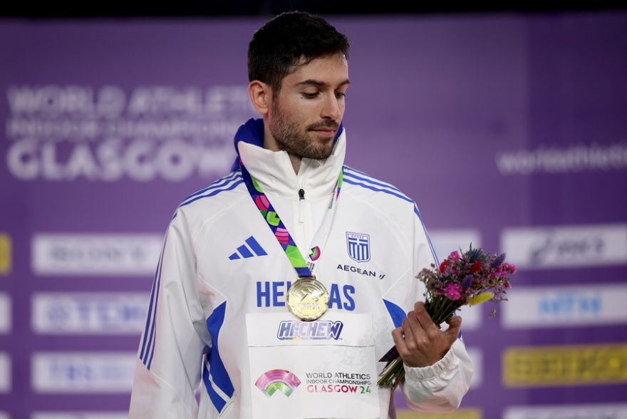 Μίλτος Τεντόγλου: Η απονομή του χρυσού μεταλλίου στον παγκόσμιο πρωταθλητή - Βίντεο, φωτογραφίες 