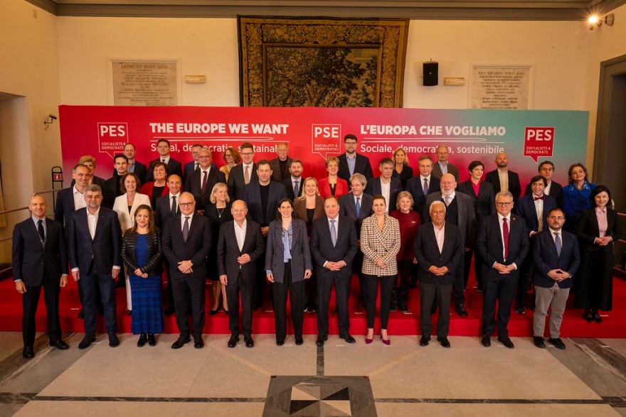 Νίκος Ανδρουλάκης: Παρών στο Συνέδριο των ευρωσοσιαλιστών στη Ρώμη