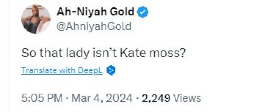 Κέιτ Μος: Viral το μοντέλο που περπάτησε στην Εβδομάδα Μόδας στο Παρίσι για την ομοιότητά τους 