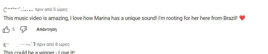 Μαρίνα Σάττι: Ξετρελαμένοι οι Eurofans με τα πλάνα του βιντεοκλίπ της - «Πρέπει οπωσδήποτε να πάμε Ελλάδα διακοπές»