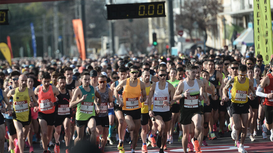 Διεθνής Ημιμαραθώνιος της Αθήνας: Σταμούλης και Μαρινάκου οι νικητές - Δείτε φωτογραφίες