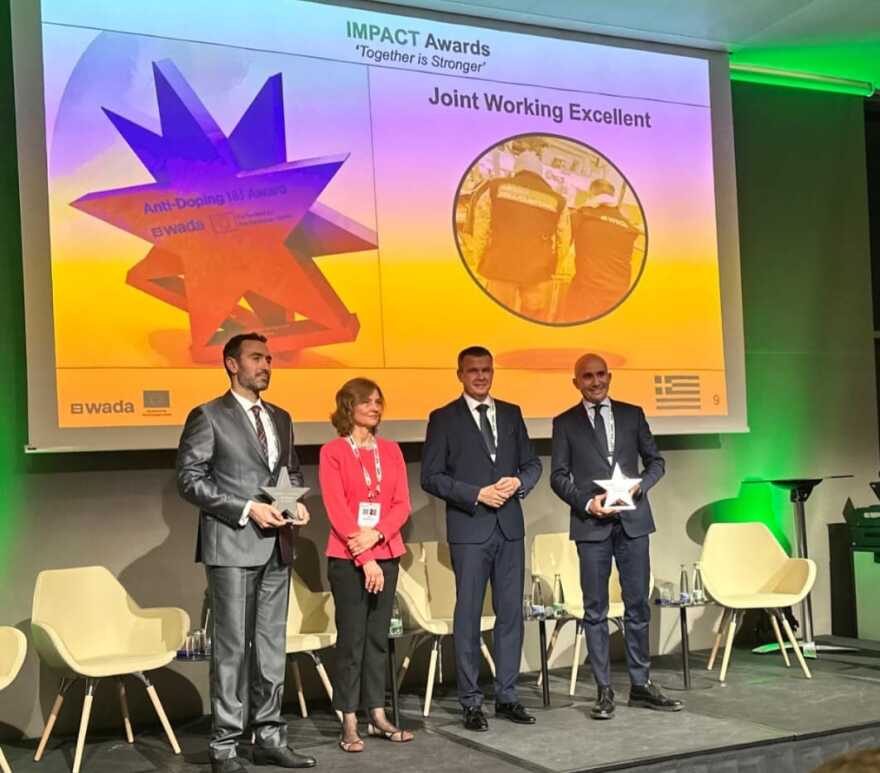 Παγκόσμια διάκριση  για τον Εθνικό Οργανισμό Καταπολέμησης Ντόπινγκ