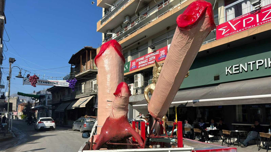 Τύρναβος: Αναβιώνει το «έθιμο του φαλλού» που κρατά από το 1898 - Τι συμβολίζει και πώς διατηρείται