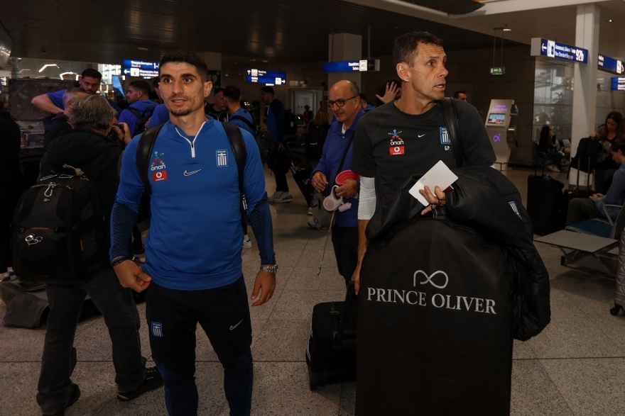 Εθνική Ελλάδας: Πέταξε για Γεωργία με στόχο την πρόκριση στο Euro - Φωτογραφίες