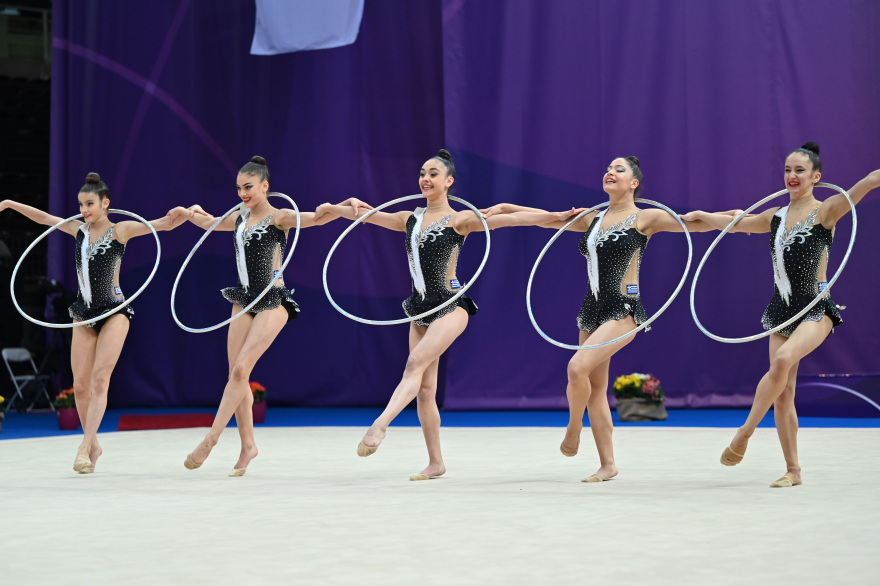 Παγκόσμιο Κύπελλο Ρυθμικής Γυμναστικής: Υπέροχο φινάλε στο Φάληρο και μοναδικό θέαμα μπροστά σε 3.000 φιλάθλους