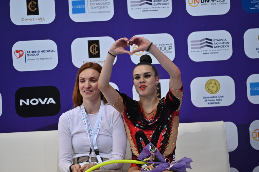 Παγκόσμιο Κύπελλο Ρυθμικής Γυμναστικής: Υπέροχο φινάλε στο Φάληρο και μοναδικό θέαμα μπροστά σε 3.000 φιλάθλους
