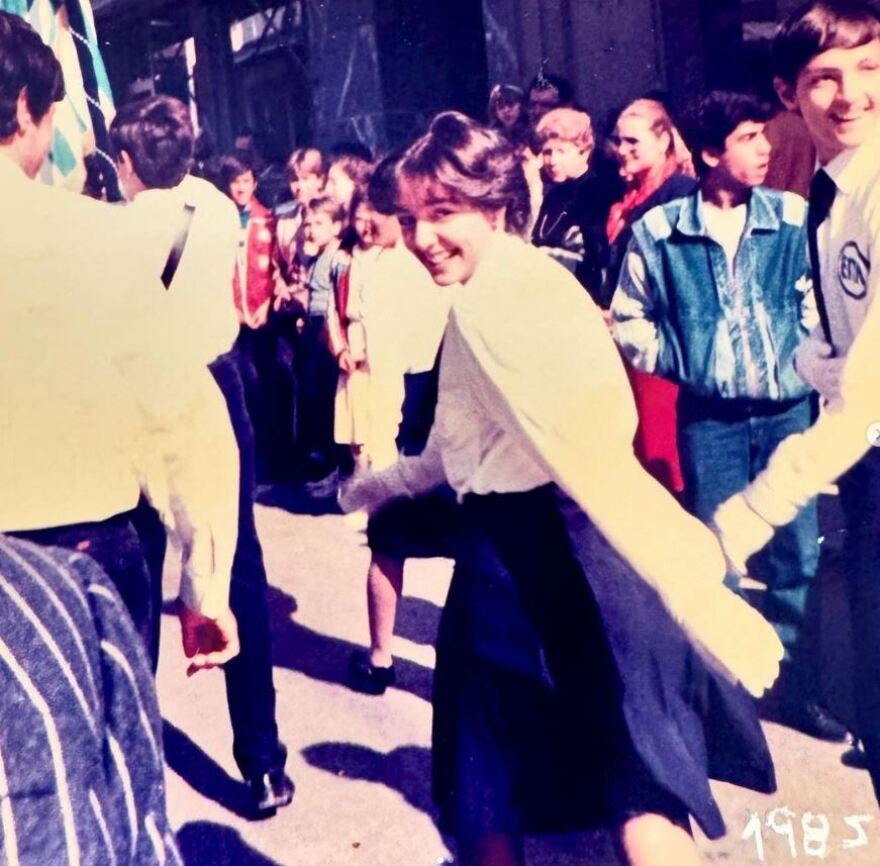 Ηρώ Λούπη: Οι φωτογραφίες που ανέβασε από όταν συμμετείχε σε μαθητική παρέλαση του 1985