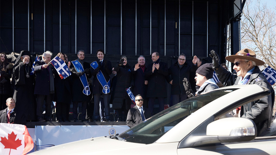 25η Μαρτίου: Μητσοτάκης και Τριντό στην μεγάλη παρέλαση στο Μόντρεαλ - Δείτε φωτογραφίες και βίντεο