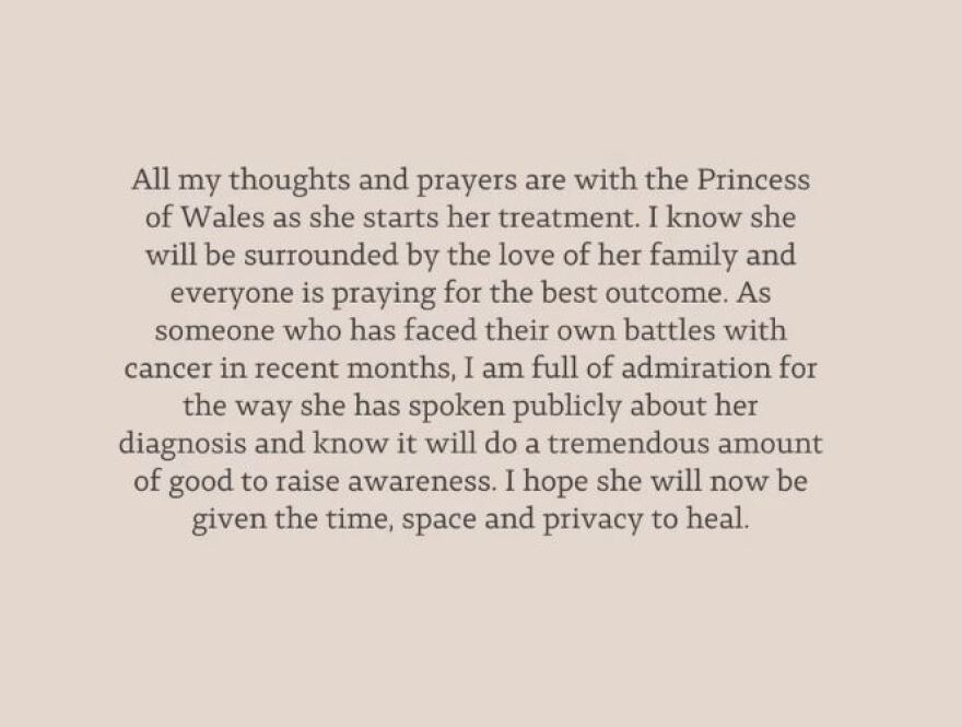 Κέιτ Μίντλετον - Το μήνυμα της Σάρα Φέργκιουσον: Είμαι γεμάτη ενθουσιασμό για τον τρόπο με τον οποίο μίλησε για τον καρκίνο