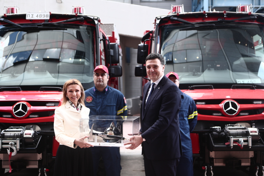 Δωρεά €2,5 εκατ.: Οι εφοπλιστές στηρίζουν την Πυροσβεστική με εξοπλισμό