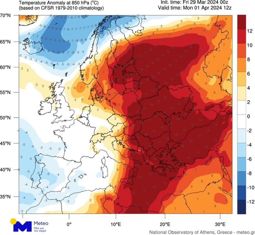 Καιρός: Με θερμικές εξάρσεις και αφρικανική σκόνη μπαίνει ο Απρίλιος - Πού θα χτυπήσουν 31άρια