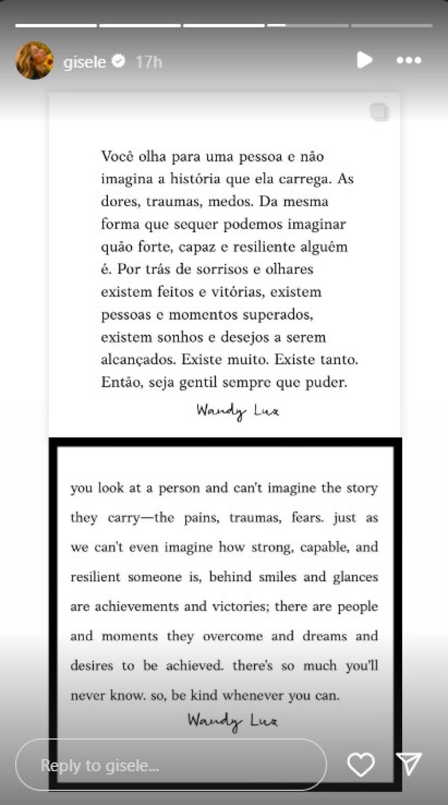 Ζιζέλ Μπούντχεν: Η αινιγματική ανάρτησή της - Υπάρχουν τόσα πολλά που δεν θα μάθετε ποτέ, έγραψε