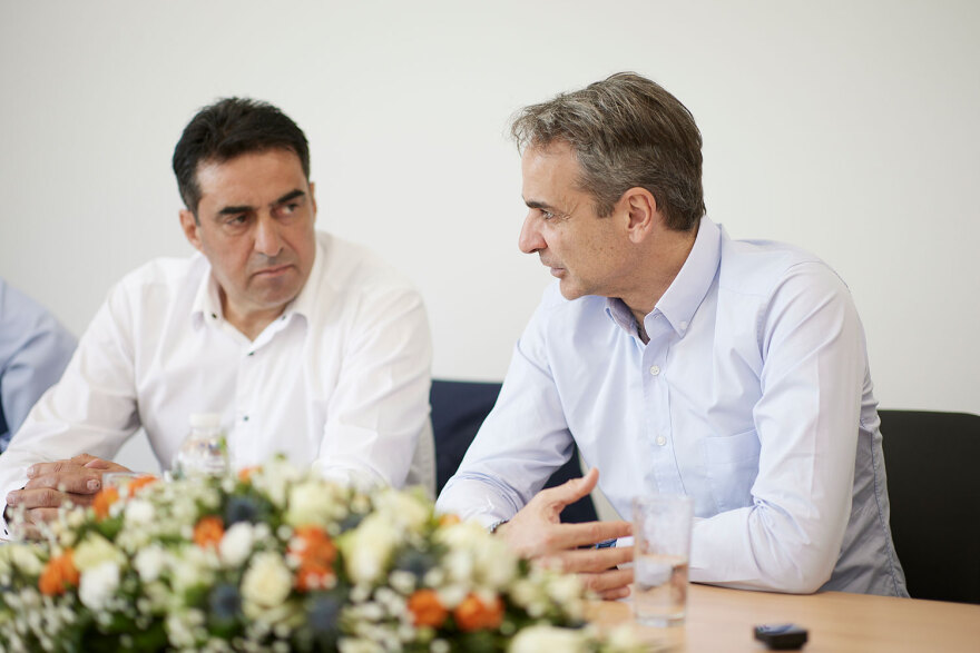 Μητσοτάκης από τα Καλάβρυτα: Προστατεύουμε τα ελληνικά προϊόντα - Η εποχή που κάποιοι πουλούσαν φέτα χωρίς να είναι φέτα, έχει παρέλθει