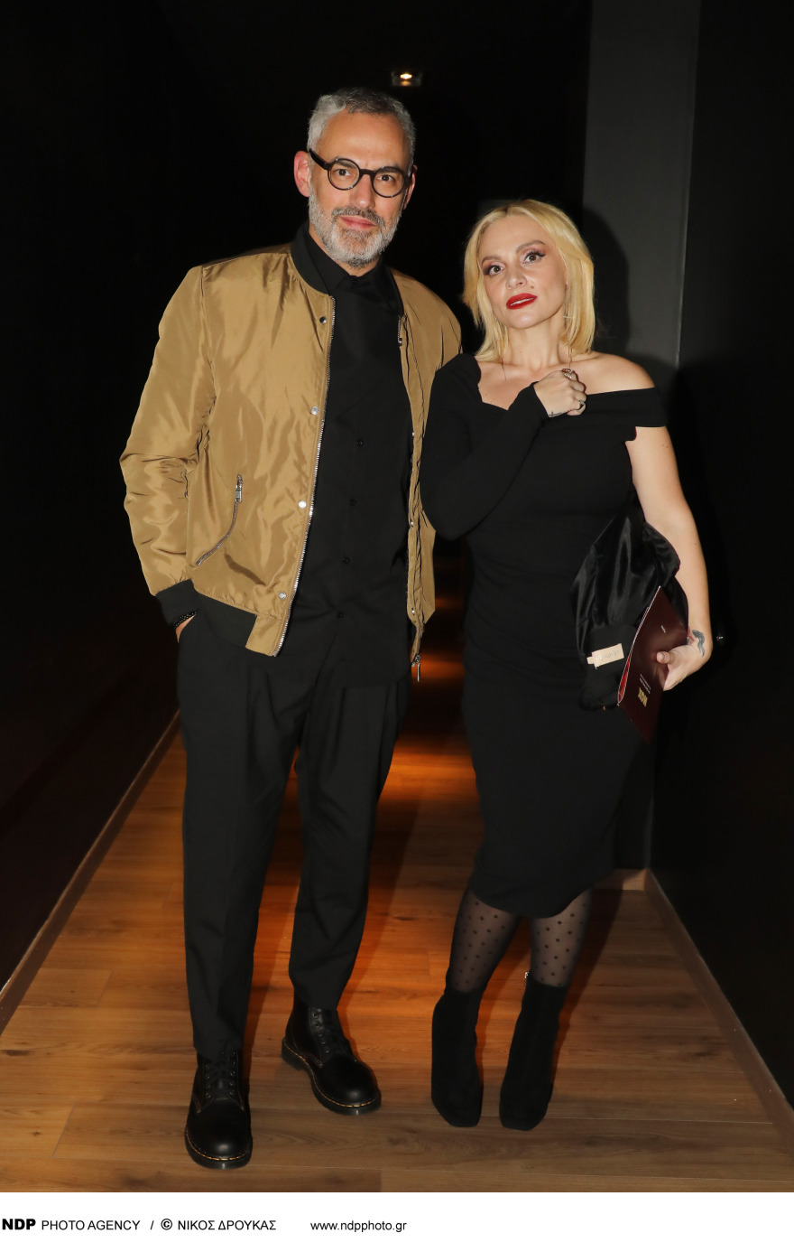 Ελεωνόρα Ζουγανέλη - Νίκος Συρίγος: Πόζαραν αγκαλιασμένοι σε βραδινή τους έξοδο