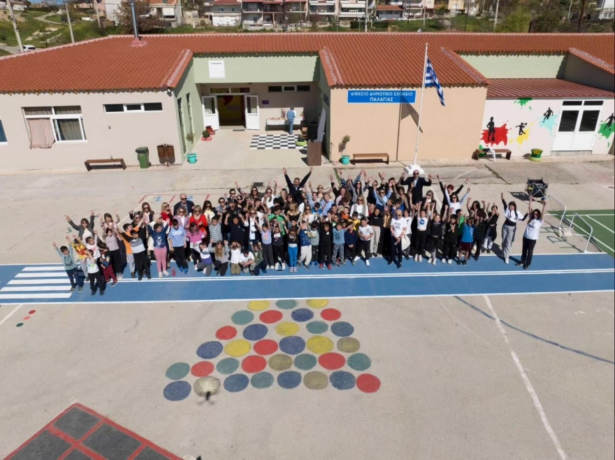 Μαζί για το Παιδί: Παρέδωσε σύγχρονους χώρους στο Δημοτικό Σχολείο Παλαγίας μετά τις ζημιές από τις πυρκαγιές στον Έβρο