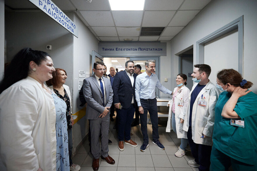 Μητσοτάκης: Στο νοσοκομείο «Άγιος Παύλος» της Θεσσαλονίκης ο πρωθυπουργός - «Το ΕΣΥ αλλάζει»