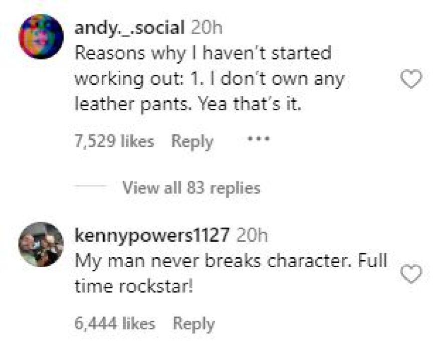 Λένι Κράβιτζ: Κάνει γυμναστική με δερμάτινο παντελόνι, διάφανη μπλούζα και γυαλί ηλίου