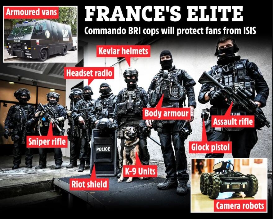 Champions League: Η ελίτ αντιτρομοκρατική μονάδα της Γαλλίας επιστρατεύτηκε για τον αγώνα Παρί-Μπαρτσελόνα