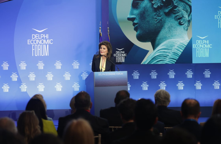 Οικονομικό Φόρουμ Δελφών - Γιάννα Αγγελοπούλου Δασκαλάκη: Δεν χρεοκόπησαν την Ελλάδα οι Ολυμπιακοί Αγώνες του 2004