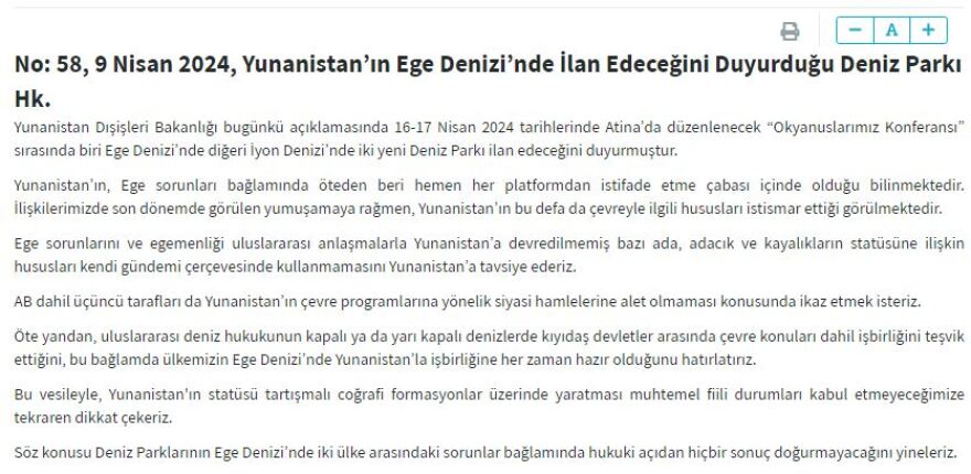 Τουρκία: Τι κρύβει η αντίδρασή της για τα Θαλάσσια Πάρκα και η επαναφορά των «γκρίζων ζωνών»