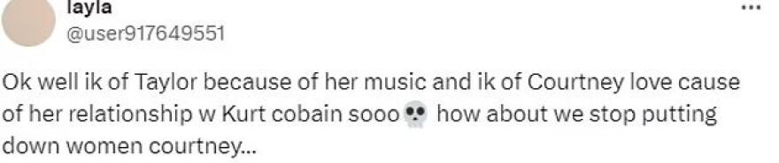 Κόρτνεϊ Λοβ: Αποκάλεσε την Τέιλορ Σουίφτ «ασήμαντη» - Εκνευρισμένοι οι φαν της τραγουδίστριας