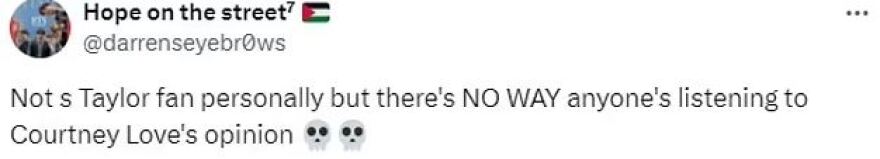 Κόρτνεϊ Λοβ: Αποκάλεσε την Τέιλορ Σουίφτ «ασήμαντη» - Εκνευρισμένοι οι φαν της τραγουδίστριας