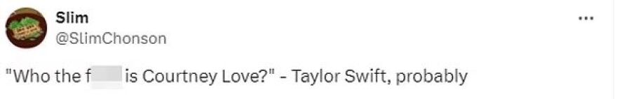 Κόρτνεϊ Λοβ: Αποκάλεσε την Τέιλορ Σουίφτ «ασήμαντη» - Εκνευρισμένοι οι φαν της τραγουδίστριας