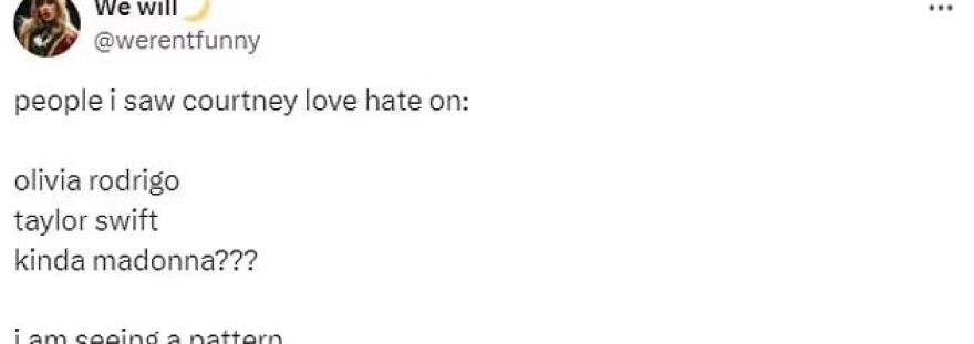 Κόρτνεϊ Λοβ: Αποκάλεσε την Τέιλορ Σουίφτ «ασήμαντη» - Εκνευρισμένοι οι φαν της τραγουδίστριας