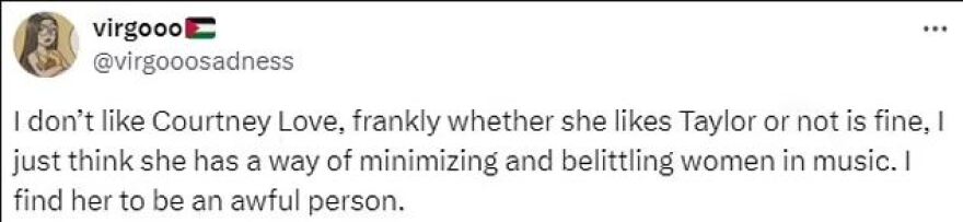 Κόρτνεϊ Λοβ: Αποκάλεσε την Τέιλορ Σουίφτ «ασήμαντη» - Εκνευρισμένοι οι φαν της τραγουδίστριας