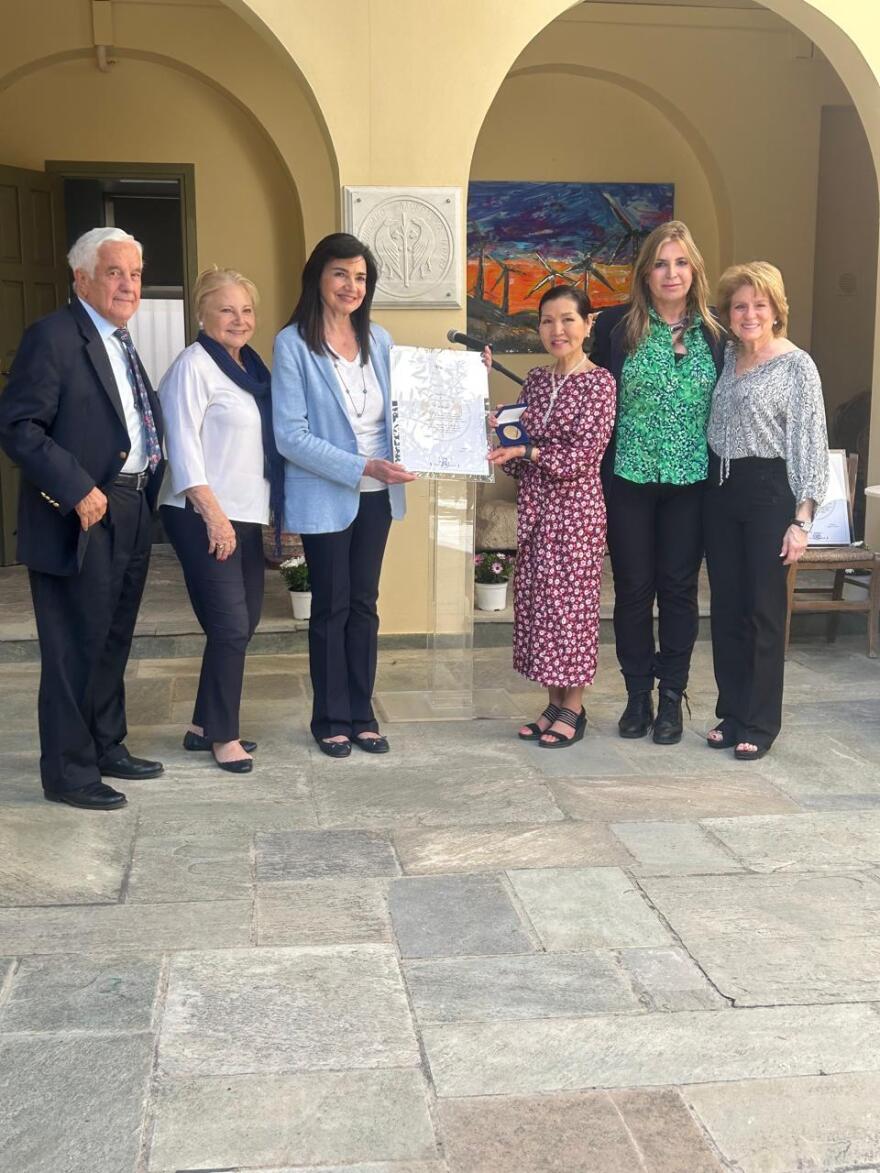 Μίνα Παπαθεοδώρου-Βαλυράκη: Βράβευση για την πολιτιστική συνεργασία της με τις ΗΠΑ