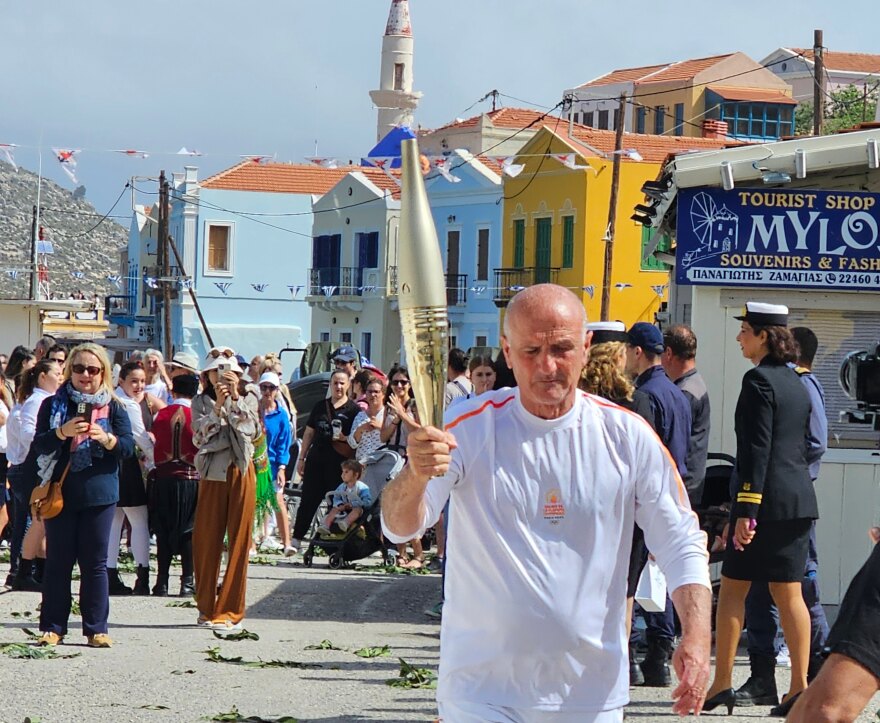 Στο Καστελόριζο η Ολυμπιακή Φλόγα - Φωτογραφίες 