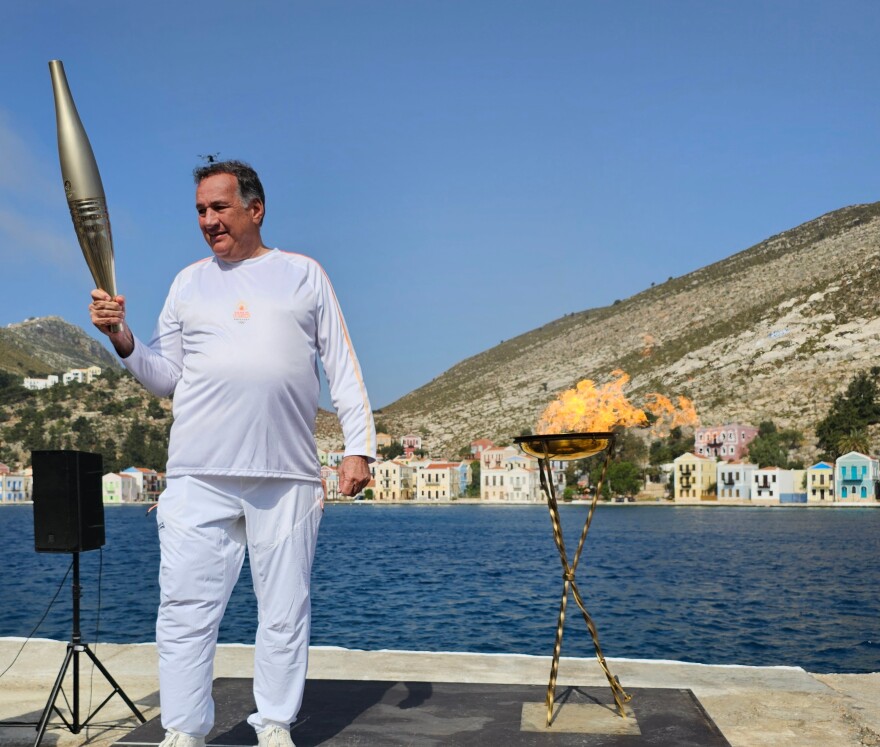 Στο Καστελόριζο η Ολυμπιακή Φλόγα - Φωτογραφίες 
