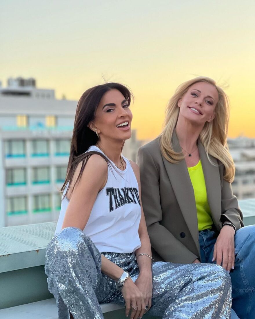 Ζέτα Μακρυπούλια: Πόζαρε με τη Μαρία Σολωμού