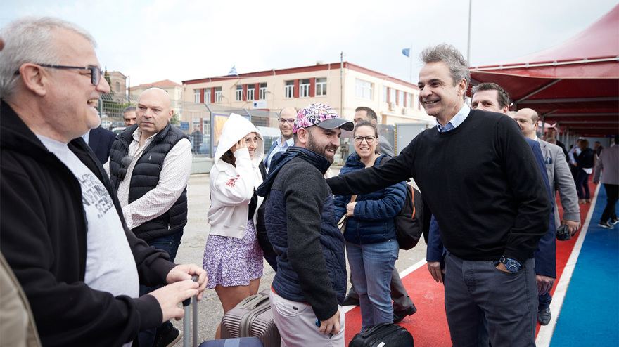 Μητσοτάκης από Μυτιλήνη: Είχαμε πει ότι θα κάνουμε την χώρα εργοτάξιο και τώρα τα έργα παραδίδονται